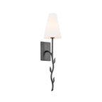 Petal Individual Creativity Brass Fabric Wall Lamp