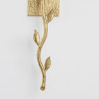 Petal Individual Creativity Brass Fabric Wall Lamp