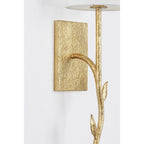 Petal Individual Creativity Brass Fabric Wall Lamp