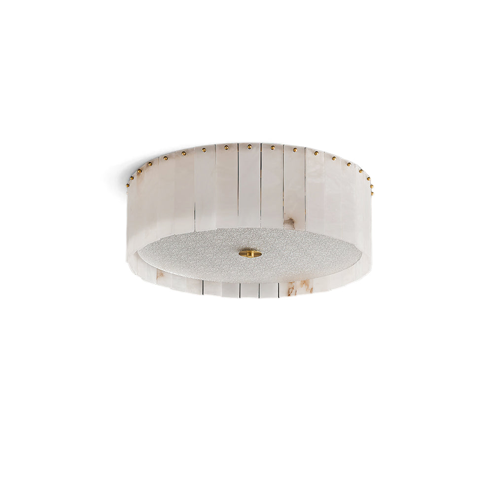 Elysian Ceiling Lamp Alabaster Halo