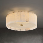 Elysian Ceiling Lamp Alabaster Halo