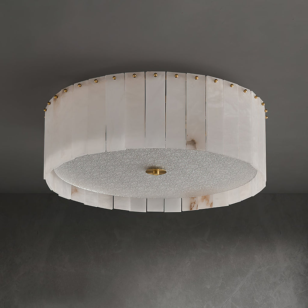 Elysian Ceiling Lamp Alabaster Halo