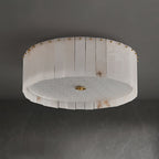 Elysian Ceiling Lamp Alabaster Halo