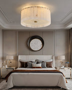 Elysian Ceiling Lamp Alabaster Halo