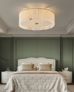 Elysian Ceiling Lamp Alabaster Halo