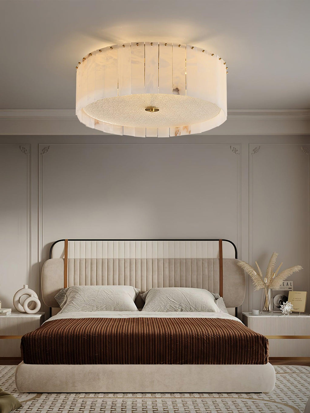 Valora Alabaster Ceiling Light