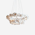 Elysian Floral Chandelier Petal Halo Minimalist