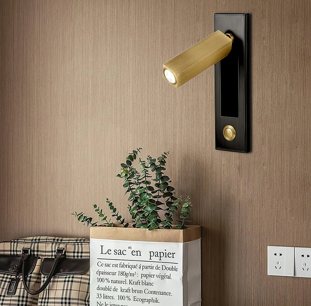 Arisha Modern Rotatable Embedded Bedside Sconce, Cylindrical/Square - Letslighting
