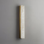 Kristy Linear Brass  Alabaster Wall Lamp