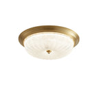 Nyrinis Traditional Classic Brass Glass Ceiling Light