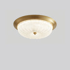Nyrinis Traditional Classic Brass Glass Ceiling Light
