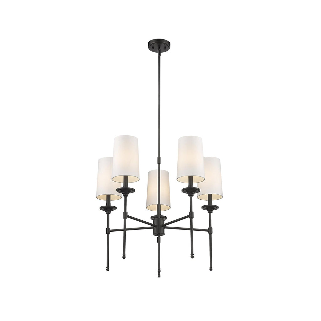 Armiriel Vintage Industrial Brass Fabric Chandelier