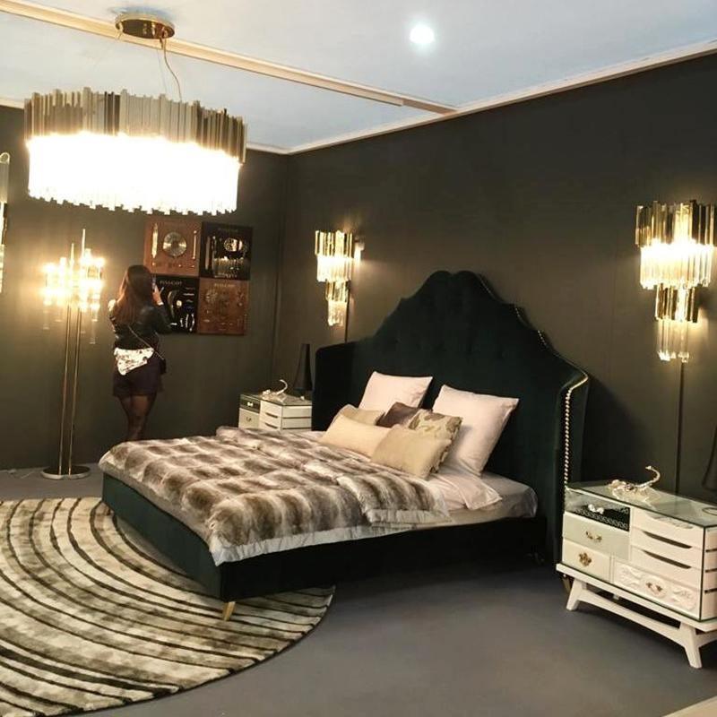 Lustra Chandelier Gold Crystal Golden
