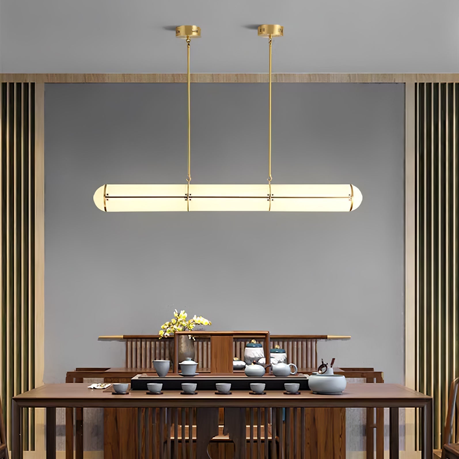 Lustra Pendant Light Cylindrical Endless Dining