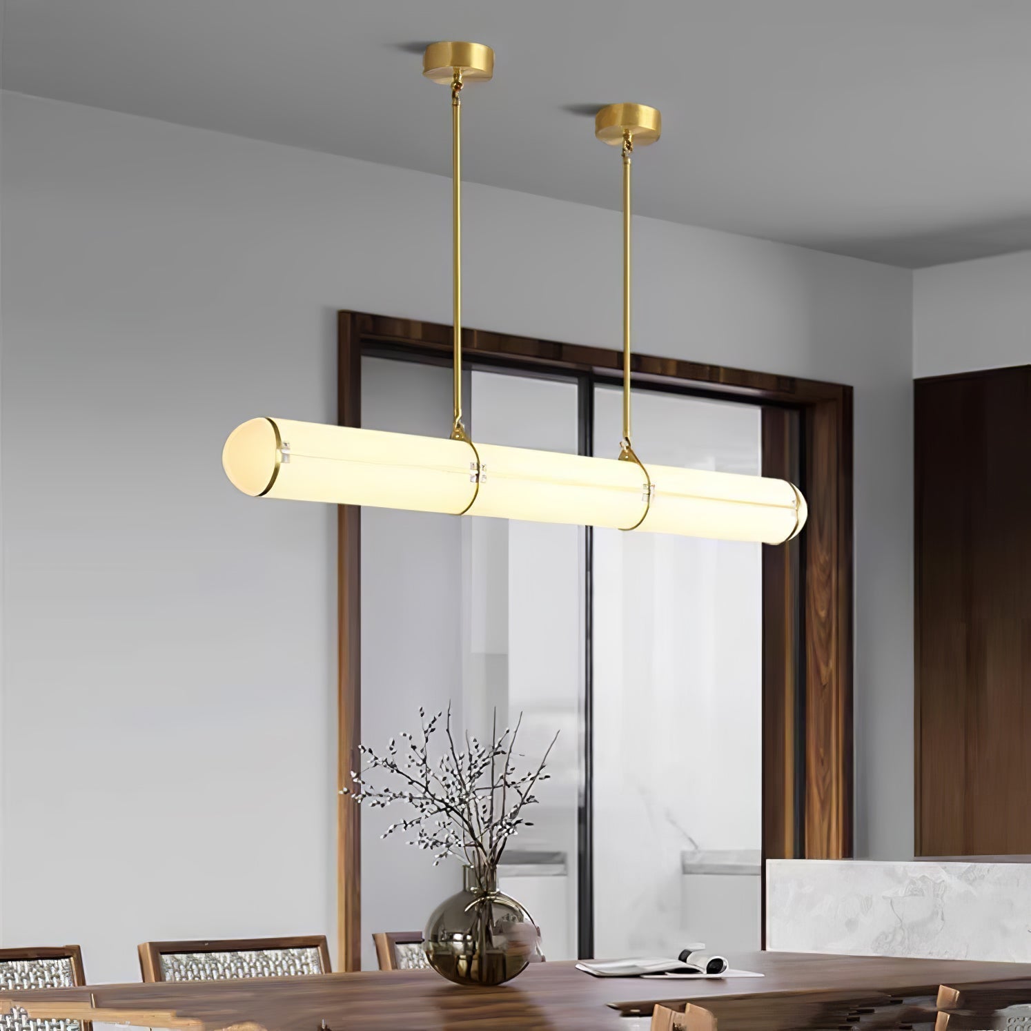 Lustra Pendant Light Cylindrical Endless Dining