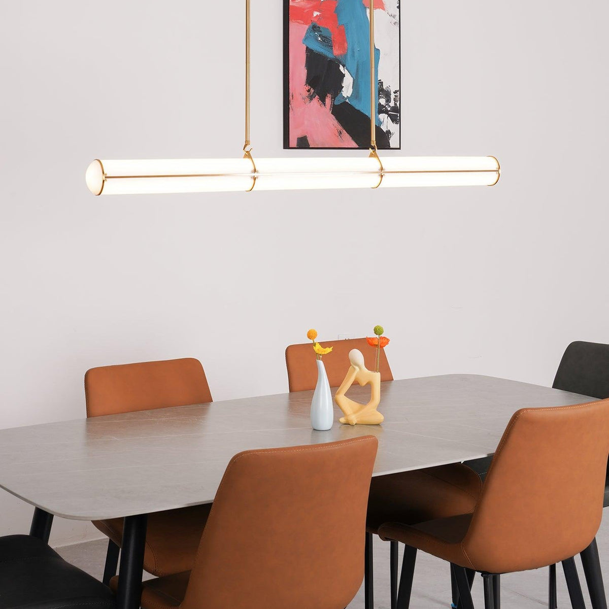 Lustra Pendant Light Cylindrical Endless Dining