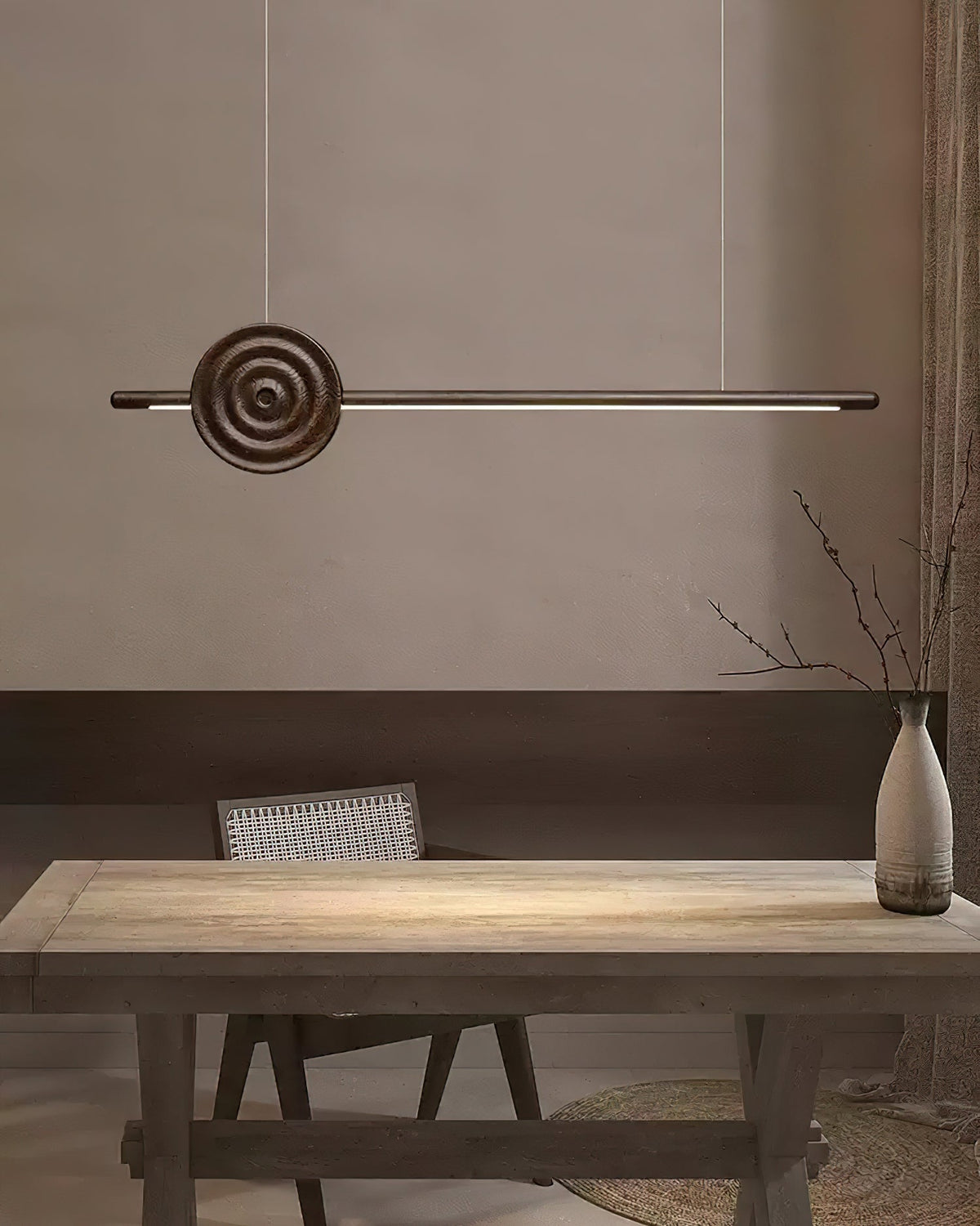 Aurora Chandelier Erhu Wood