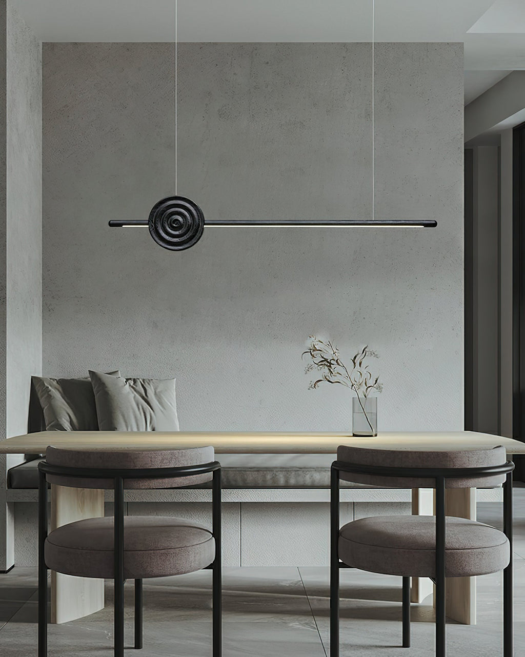 Aurora Chandelier Erhu Wood