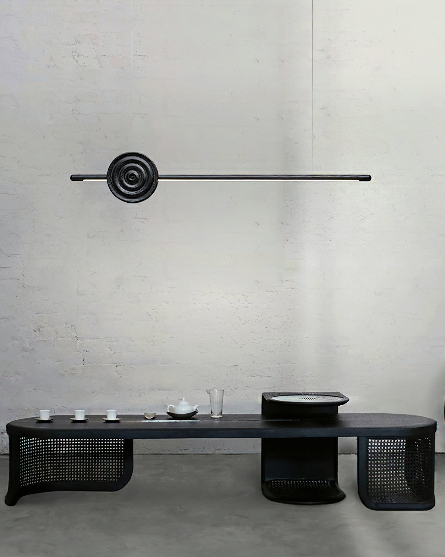 Aurora Chandelier Erhu Wood