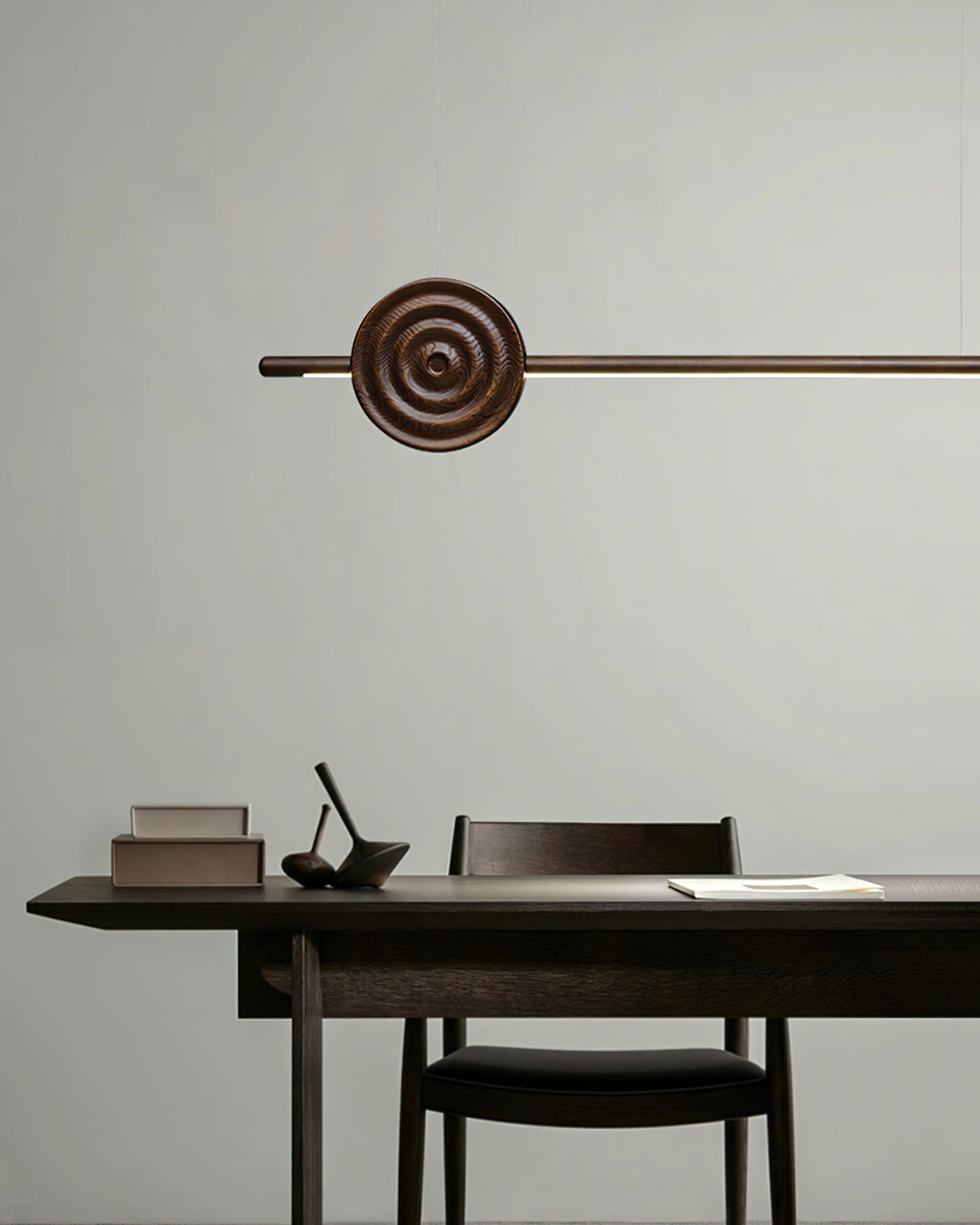 Aurora Chandelier Erhu Wood