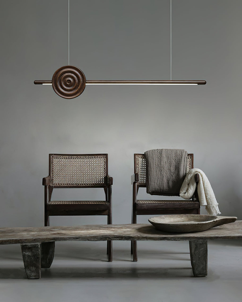 Aurora Chandelier Erhu Wood
