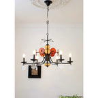 Anorion Vintage Industrial Luxury Glass Chandelier