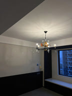 Anorion Vintage Industrial Luxury Glass Chandelier