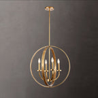 Icarila Vintage Industrial Brass Pendant Light
