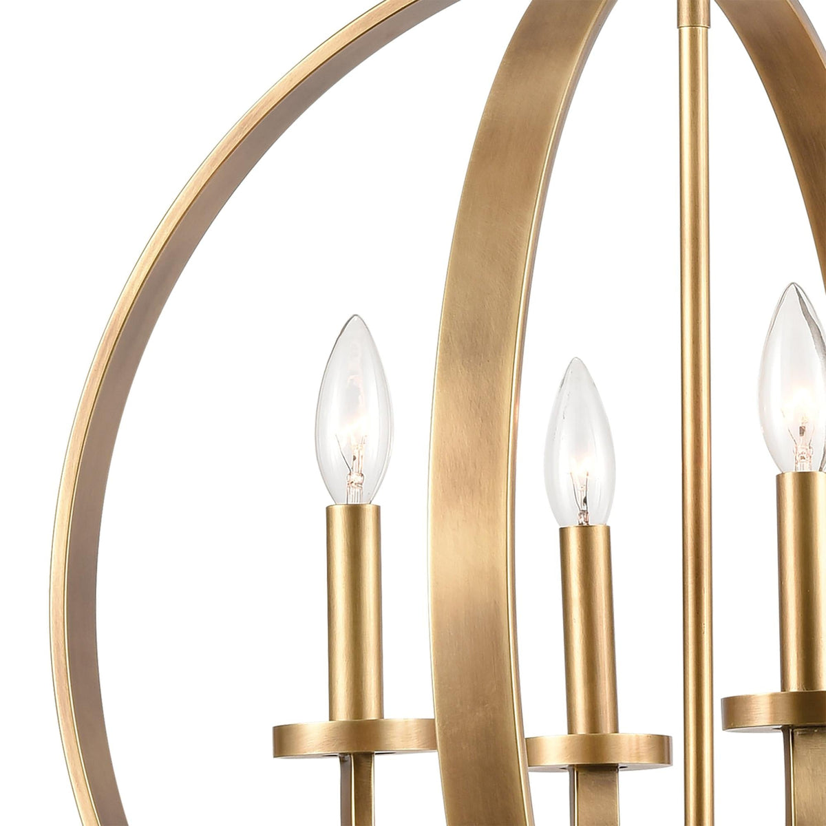 Icarila Vintage Industrial Brass Pendant Light