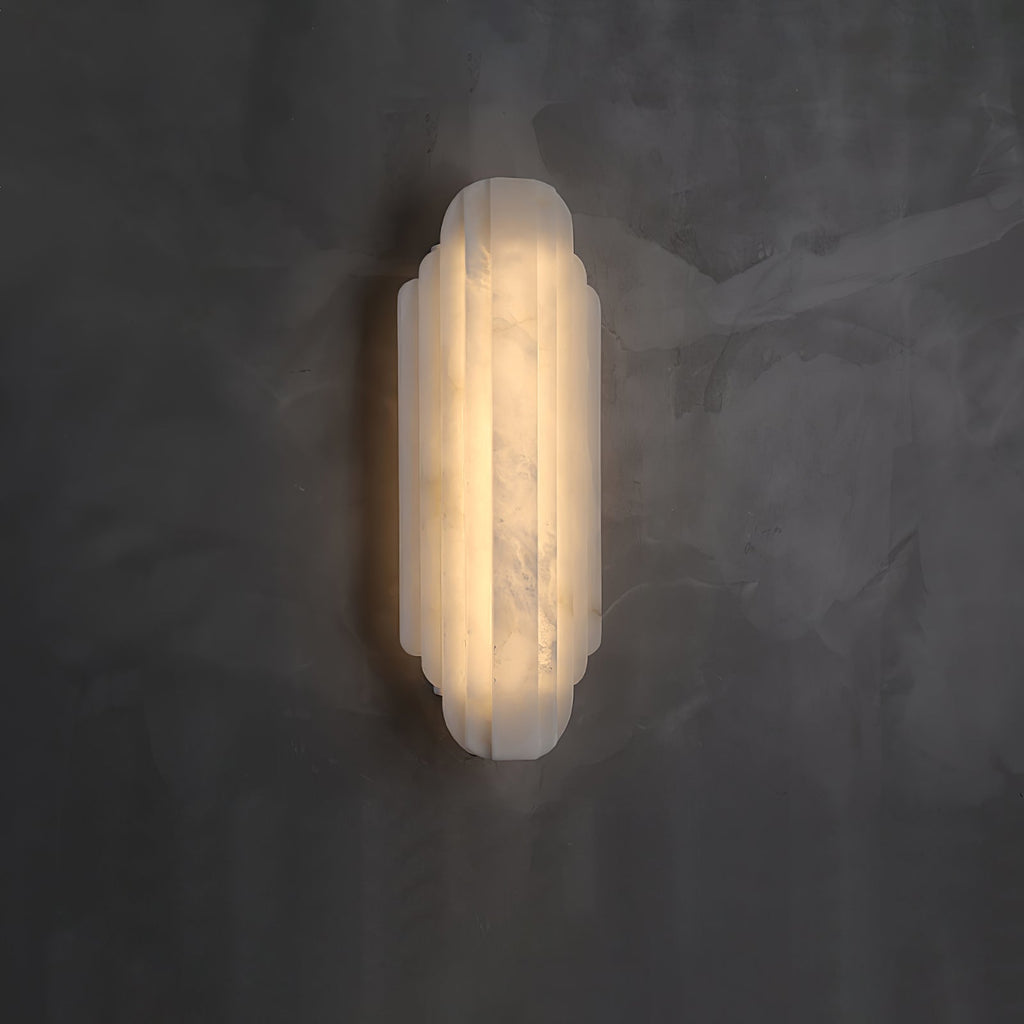 Avthaaris Art Deco Alabaster Wall Light