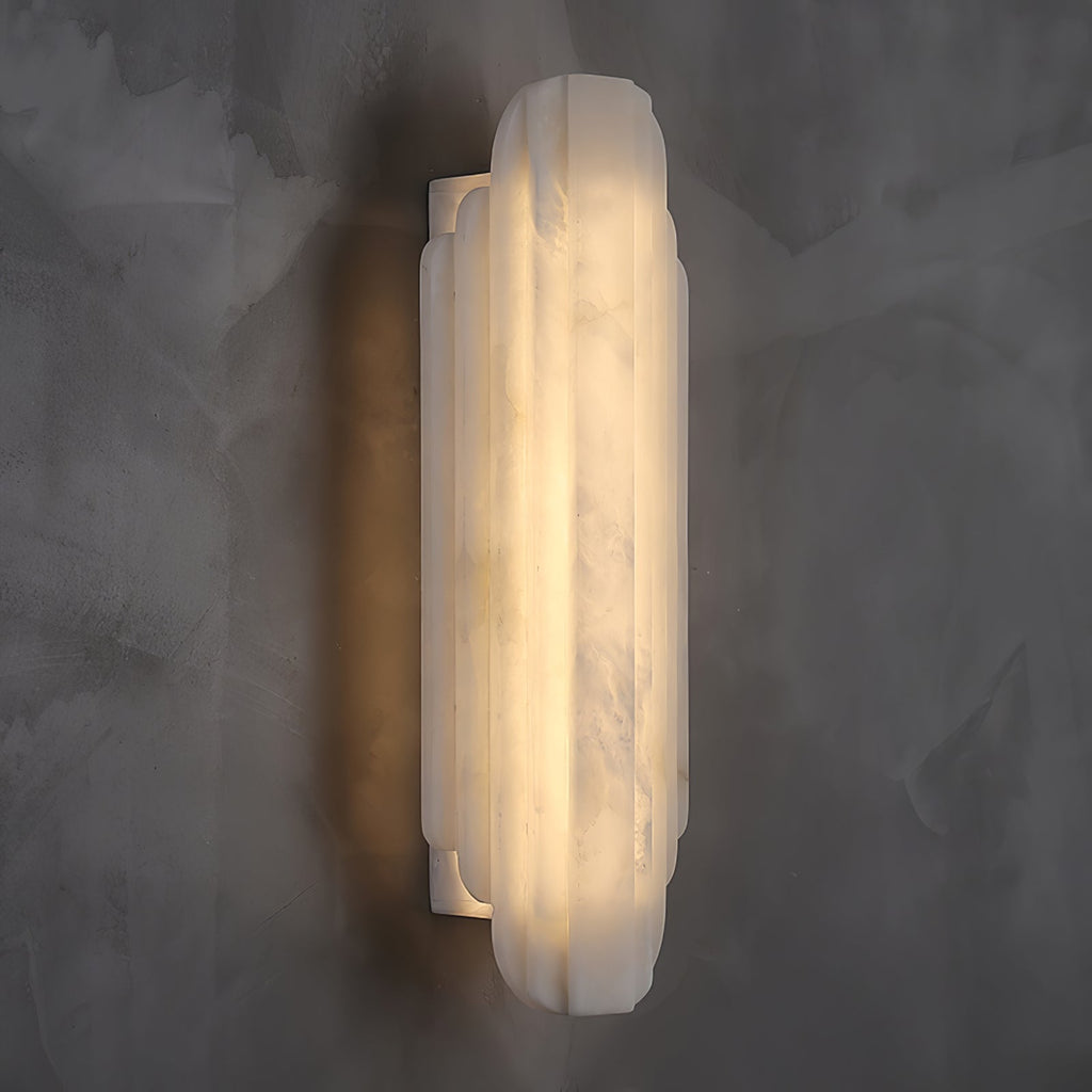 Avthaaris Art Deco Alabaster Wall Light
