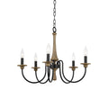 Alzorila Vintage Industrial Hand-carved Chandelier