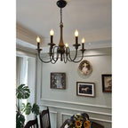 Alzorila Vintage Industrial Hand-carved Chandelier