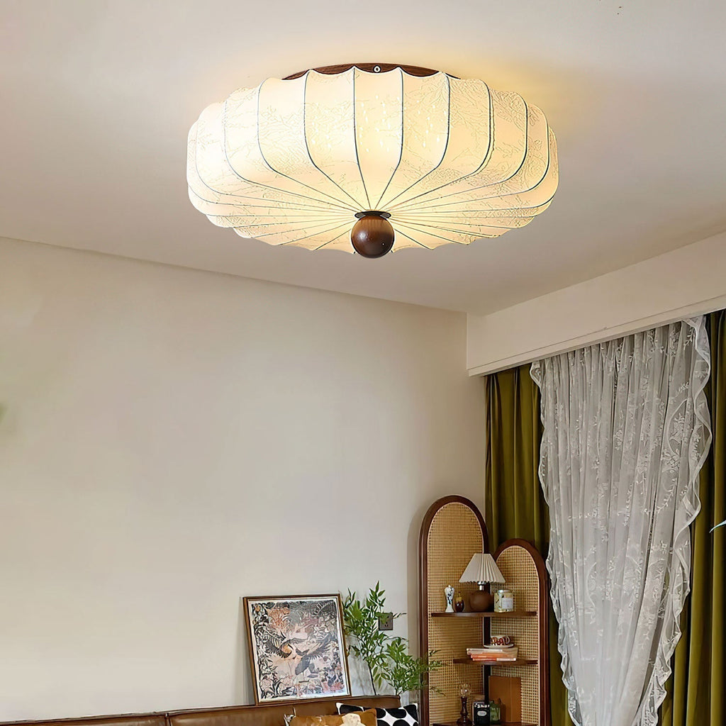Lotus Fabric Fashion Ceiling Light