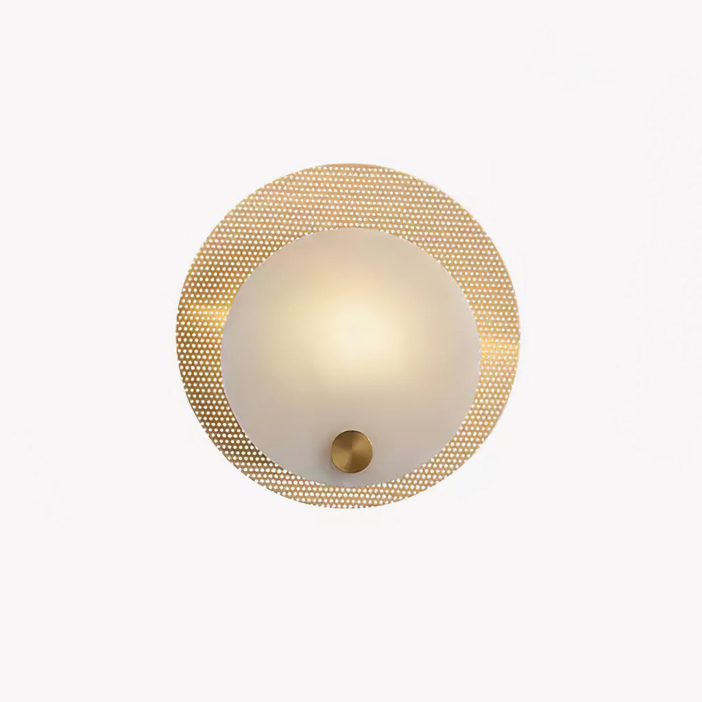 Ilzore Circular Glass Ceiling Light