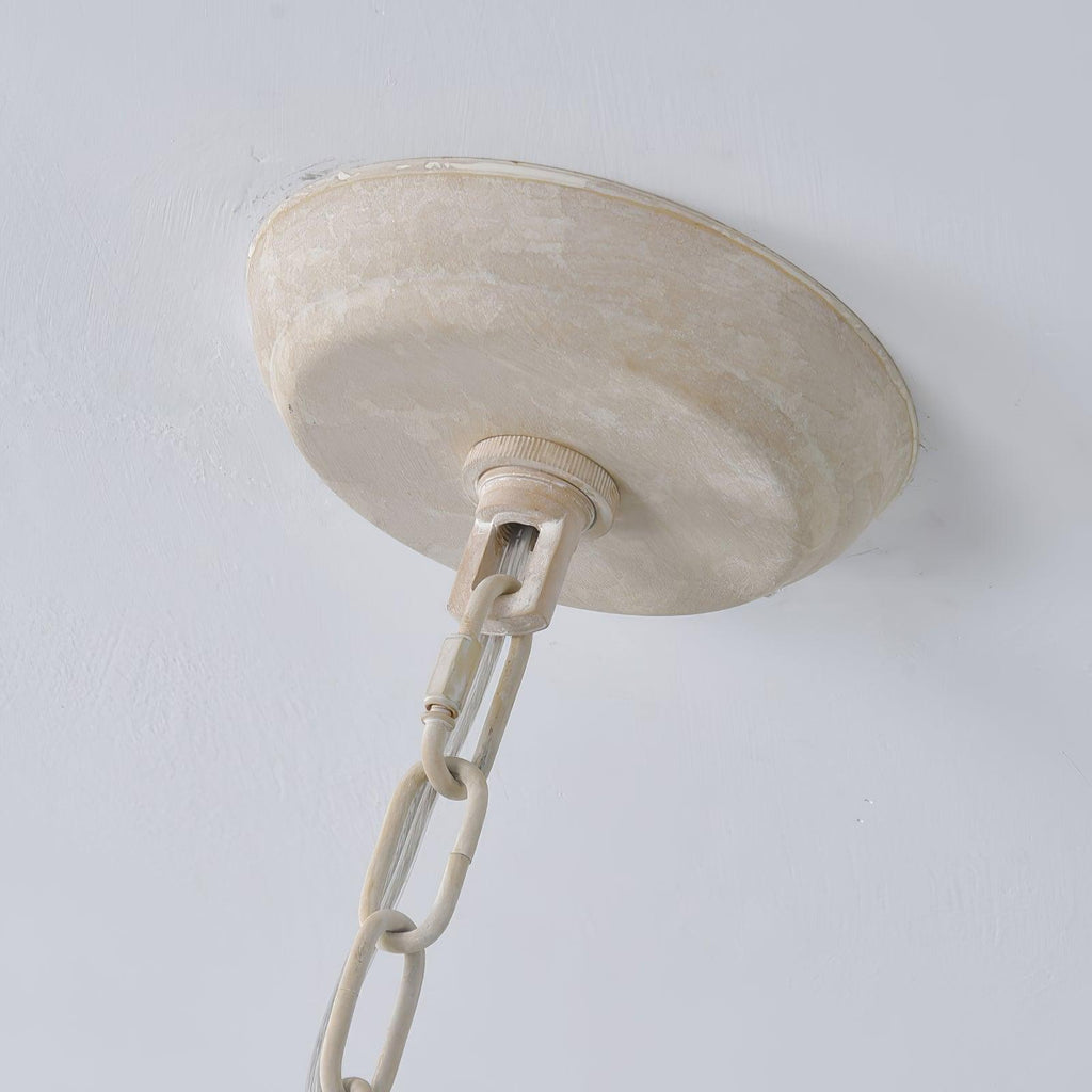 Thalien Wooden Glam Pendant Light