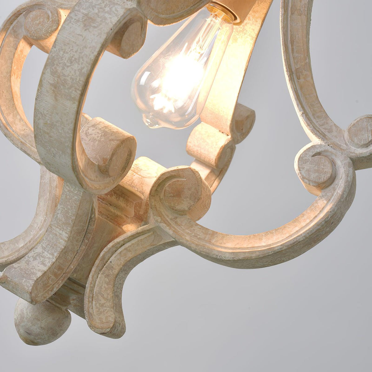 Thalien Wooden Glam Pendant Light
