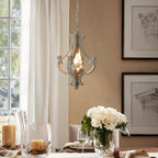 Thalien Wooden Glam Pendant Light