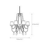 Arshaor Postmodern Luxury Wooden Chandelier