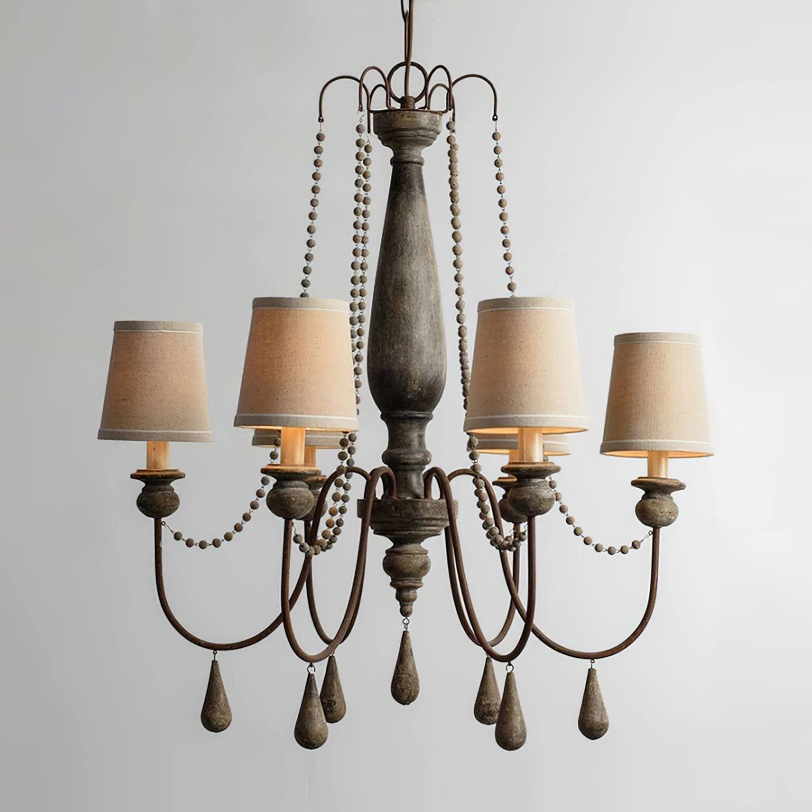 Arshaor Postmodern Luxury Wooden Chandelier