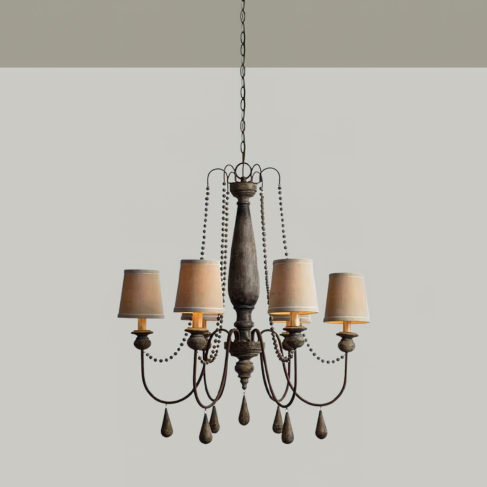 Arshaor Postmodern Luxury Wooden Chandelier