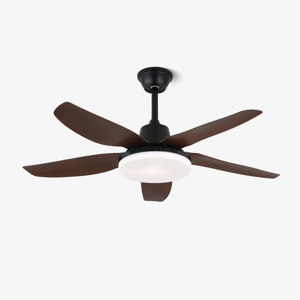 Ronan Modern Wood Ceiling Fan Light