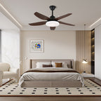 Ronan Modern Wood Ceiling Fan Light
