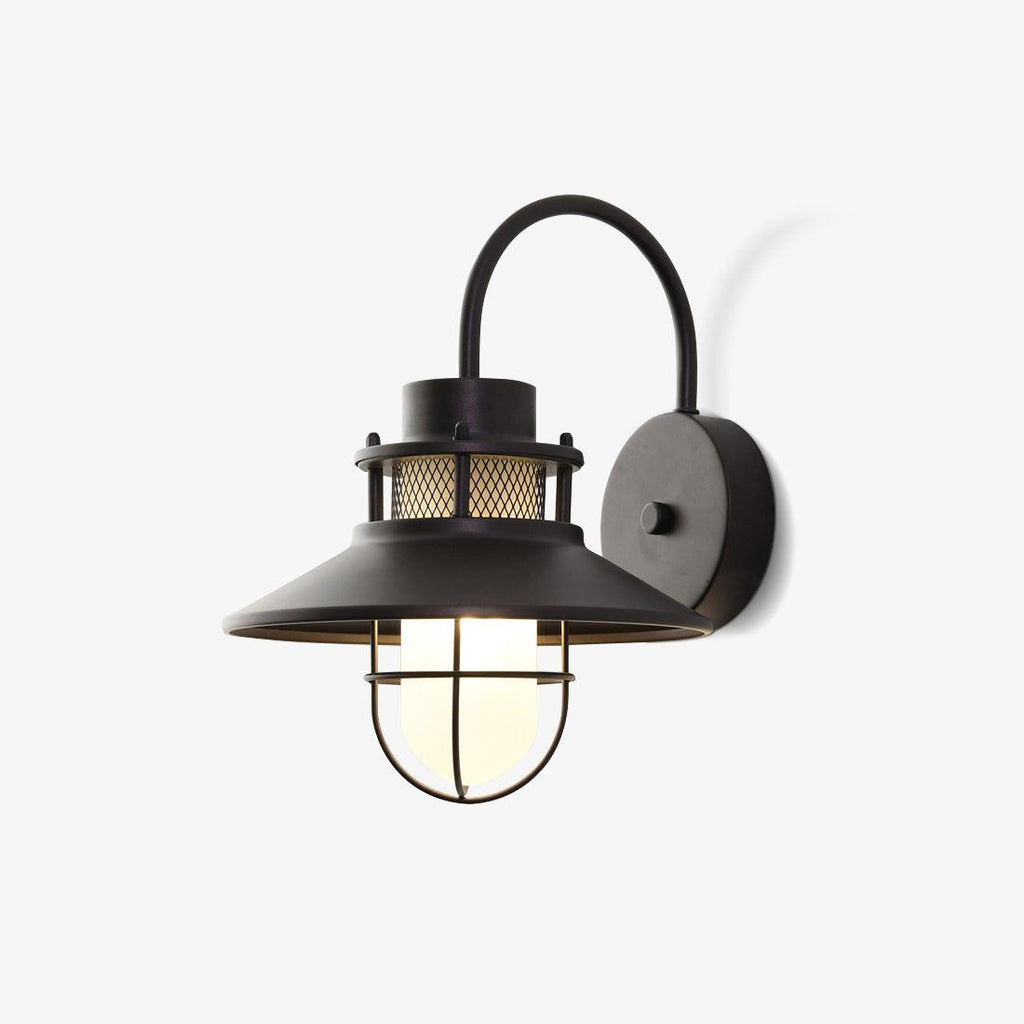Ceraeion Unique Vintage Glass Outdoor Wall Lamp