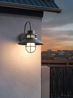 Ceraeion Unique Vintage Glass Outdoor Wall Lamp