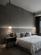 Zephaan Modern Minimalist Brass Alabaster Pendant Light
