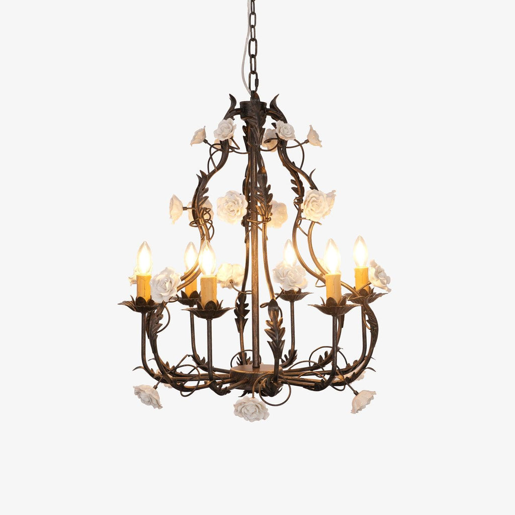 Rocaille Flower Chandelier