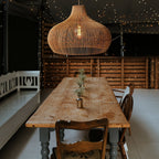 Elsilira Elegance Natural Rattan Pendant Lamp