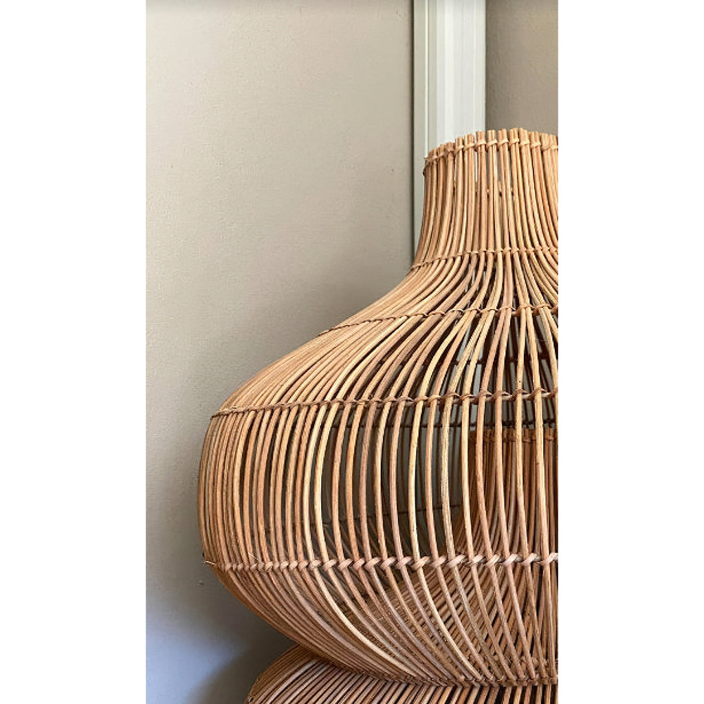 Elsilira Elegance Natural Rattan Pendant Lamp