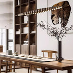 Arbor Minimalist Wood Chandelier